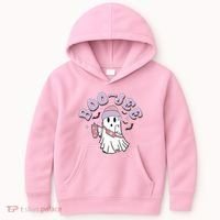 Funny Halloween Boo Jee Ghost Kids Hoodie thumb 0