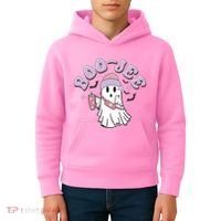 Funny Halloween Boo Jee Ghost Kids Hoodie thumb 4