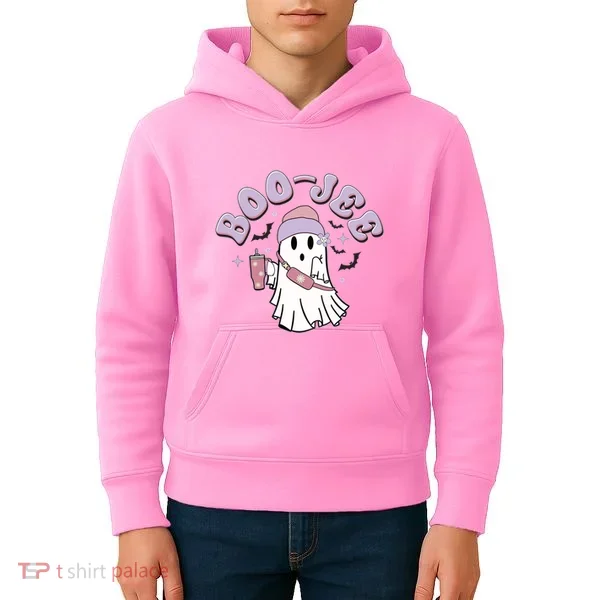 Funny Halloween Boo Jee Ghost Kids Hoodie
