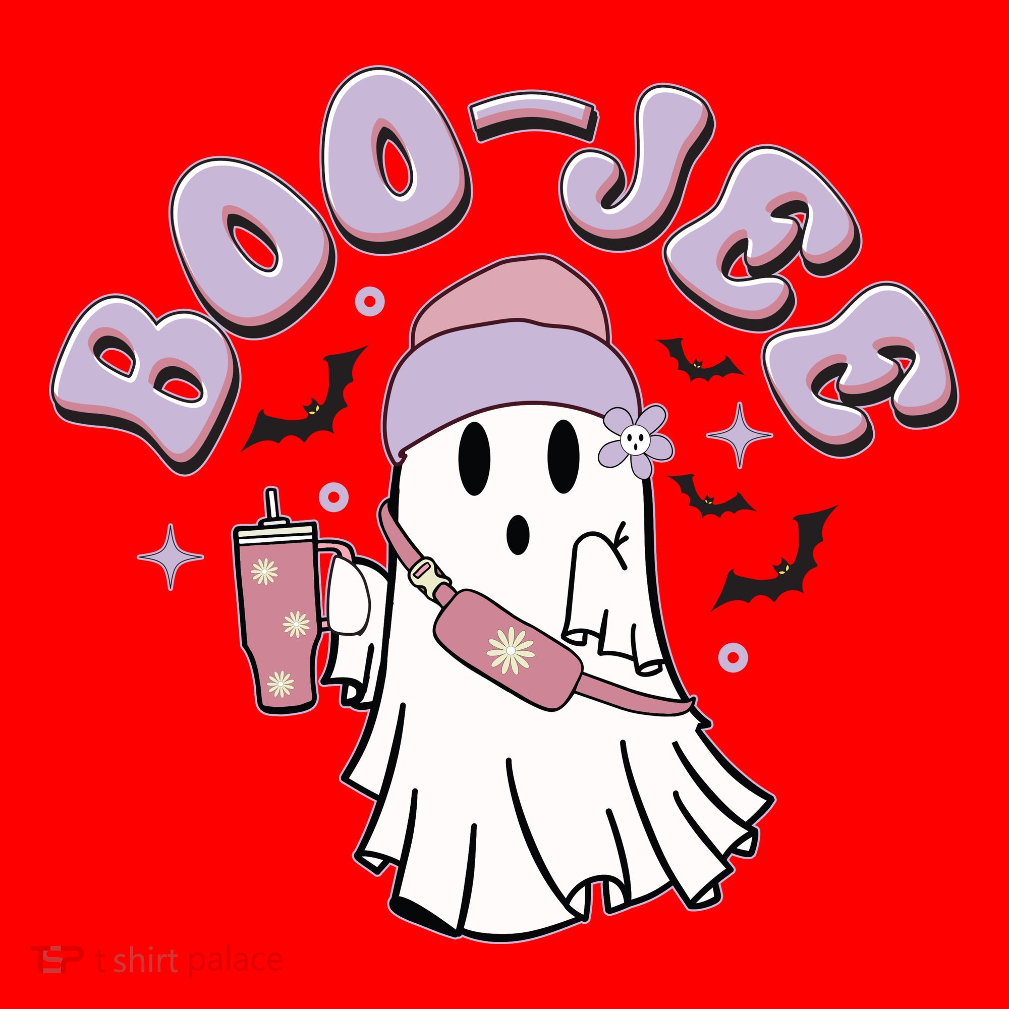 Funny Halloween Boo Jee Ghost Santa Hat