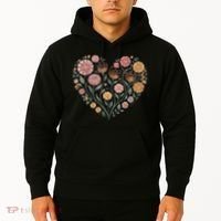 Flowers Heart Boho Wildflowers Hoodie thumb 2