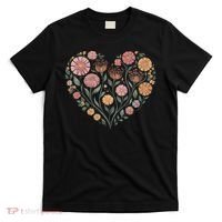 Flowers Heart Boho Wildflowers T-Shirt thumb 0