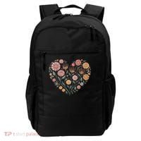 Flowers Heart Boho Wildflowers Backpack thumb 0