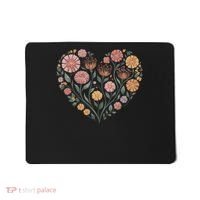 Flowers Heart Boho Wildflowers Mousepad thumb 0