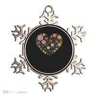 Flowers Heart Boho Wildflowers Ornament thumb 0