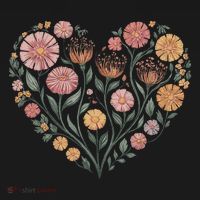 Flowers Heart Boho Wildflowers Women's Tank Top thumb 5