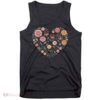 Flowers Heart Boho Wildflowers Tank Top thumb 0