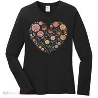 Flowers Heart Boho Wildflowers Women's Long Sleeve Shirt thumb 0