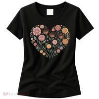 Flowers Heart Boho Wildflowers Women's T-Shirt thumb 0