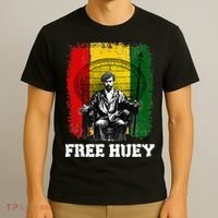 Free Huey Black History & African Roots Afro Empowerment T-Shirt thumb 3