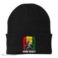 Free Huey Black History & African Roots Afro Empowerment Beanie thumb 0