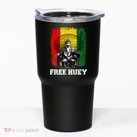Free Huey Black History & African Roots Afro Empowerment Tumbler thumb 0