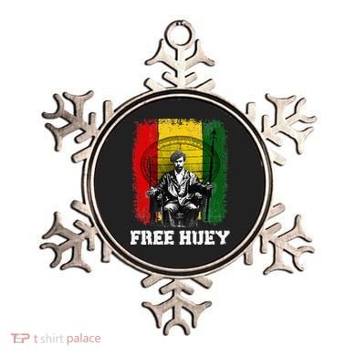 Free Huey Black History & African Roots Afro Empowerment Ornament