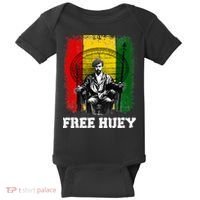 Free Huey Black History & African Roots Afro Empowerment Baby Bodysuit thumb 0