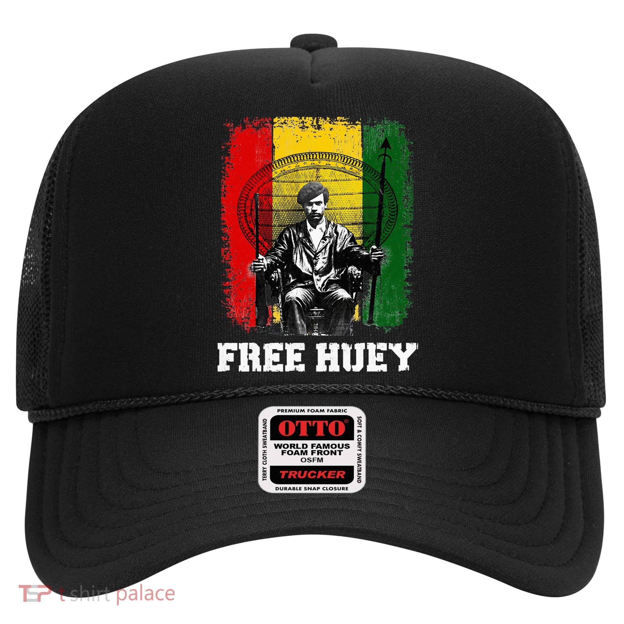 Free Huey Black History & African Roots Afro Empowerment Hat