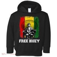 Free Huey Black History & African Roots Afro Empowerment Toddler Hoodie thumb 0