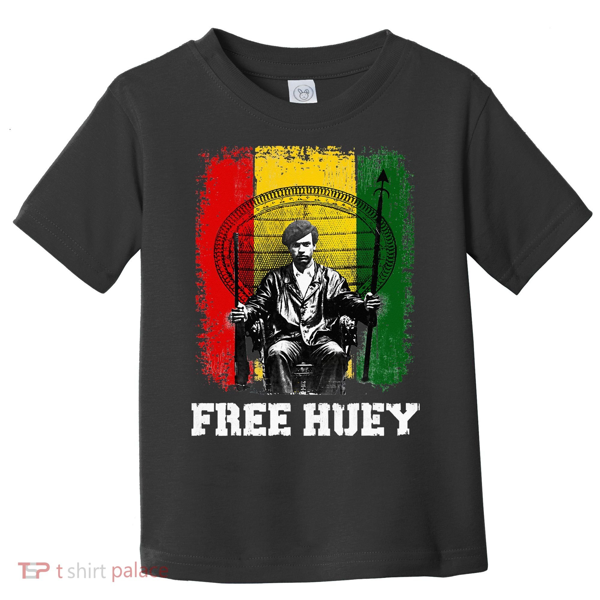 Free Huey Black History & African Roots Afro Empowerment Toddler T-Shirt