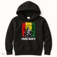 Free Huey Black History & African Roots Afro Empowerment Kids Hoodie thumb 0