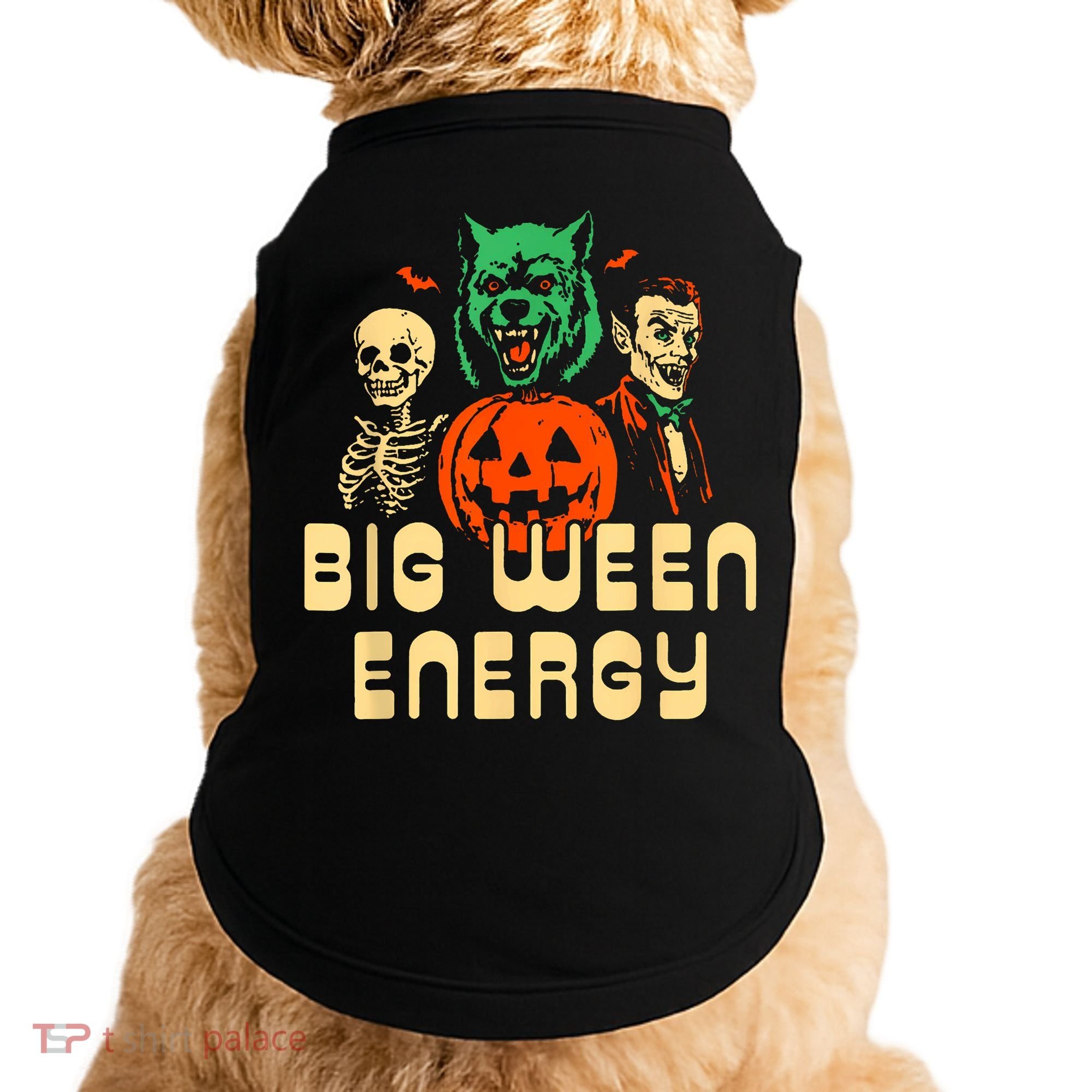 Funny Halloween Big Ween Energy Doggie Tank