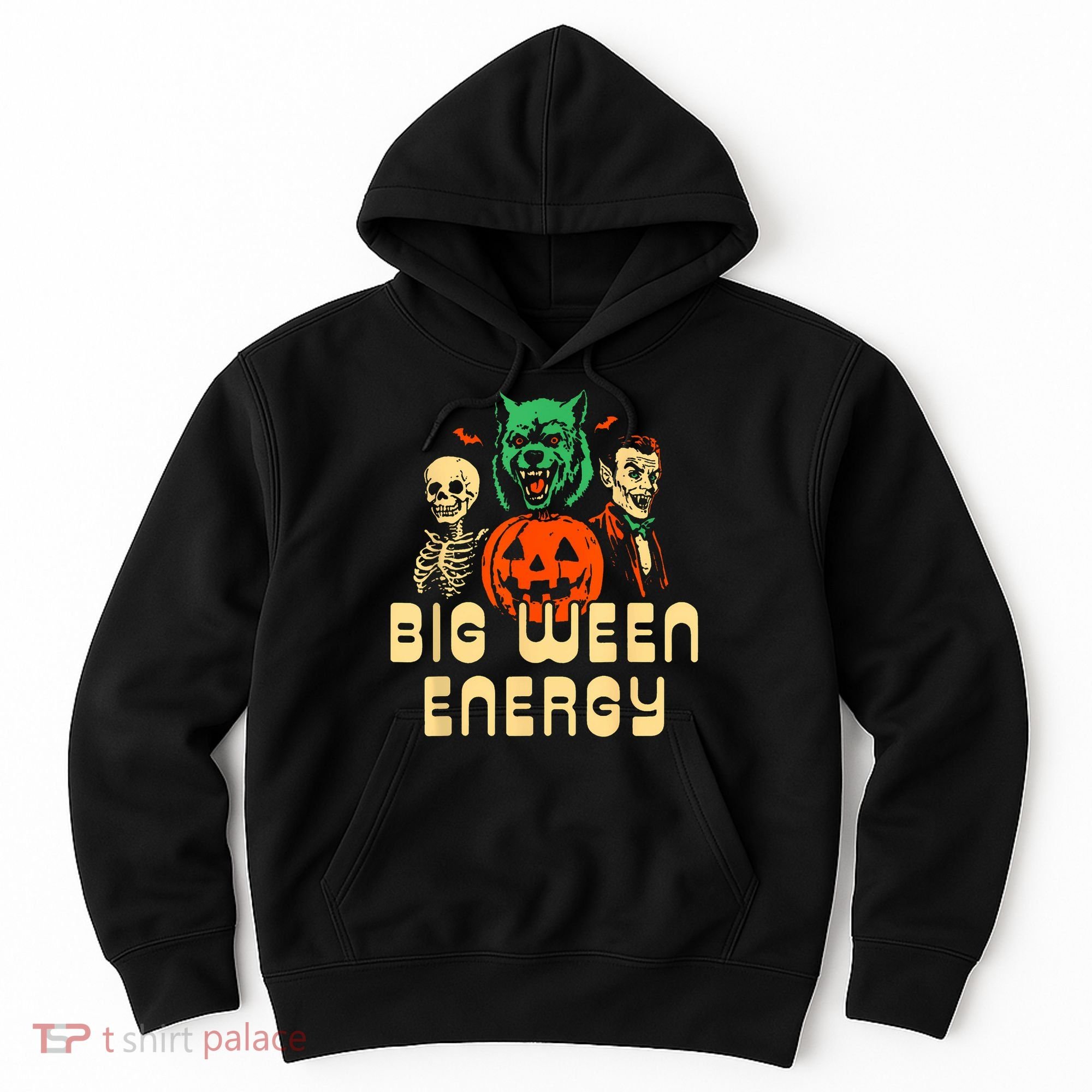 Funny Halloween Big Ween Energy Hoodie