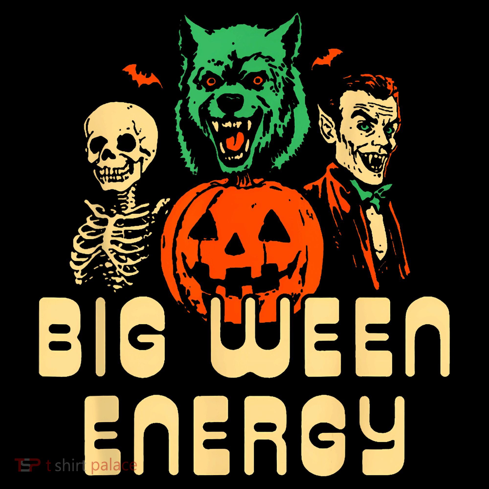 Funny Halloween Big Ween Energy Apron