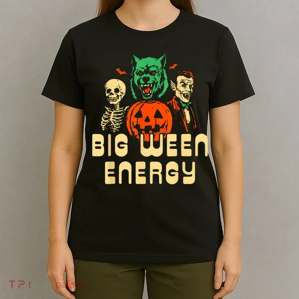 Funny Halloween Big Ween Energy T-Shirt
