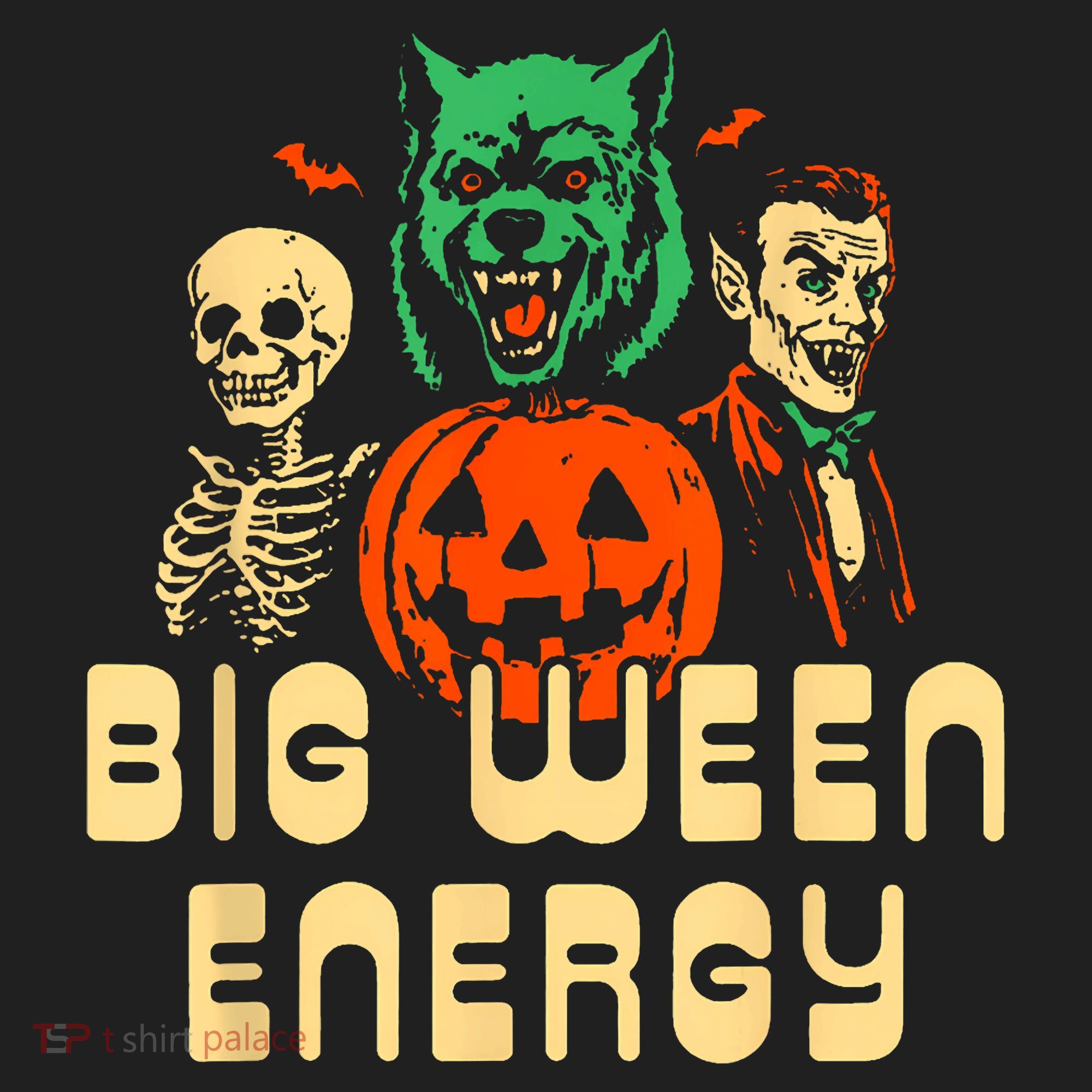 Funny Halloween Big Ween Energy Beanie