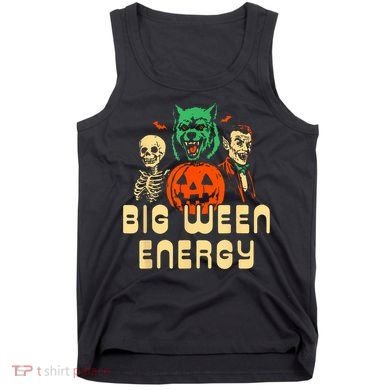 Funny Halloween Big Ween Energy Tank Top
