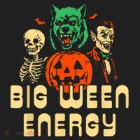 Funny Halloween Big Ween Energy Golf Towel thumb 3