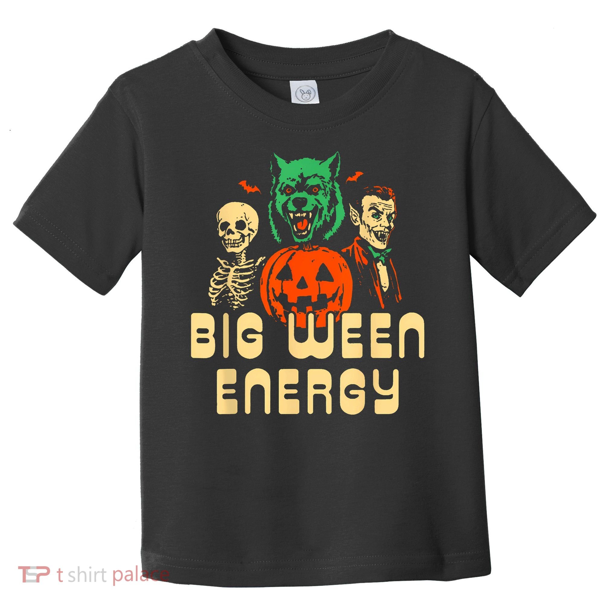 Funny Halloween Big Ween Energy Toddler T-Shirt