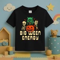 Funny Halloween Big Ween Energy Toddler T-Shirt thumb 3