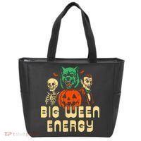 Funny Halloween Big Ween Energy Tote Bag thumb 0