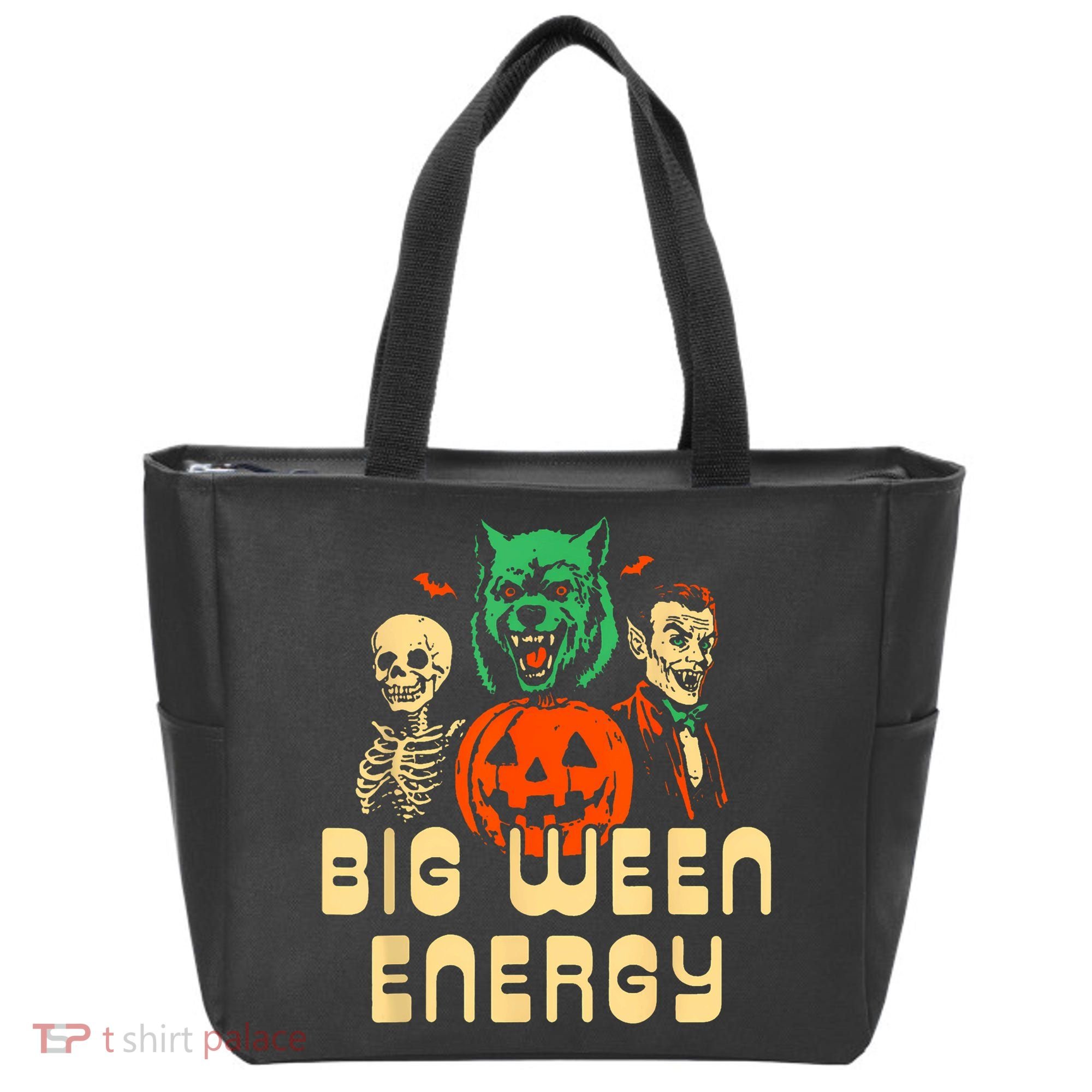 Funny Halloween Big Ween Energy Tote Bag