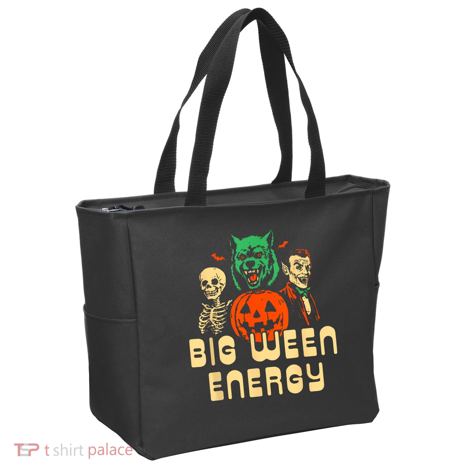 Funny Halloween Big Ween Energy Tote Bag