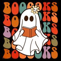 Funny Halloween Booooks Cute Book Lover Ghost Coffee Mug thumb 5