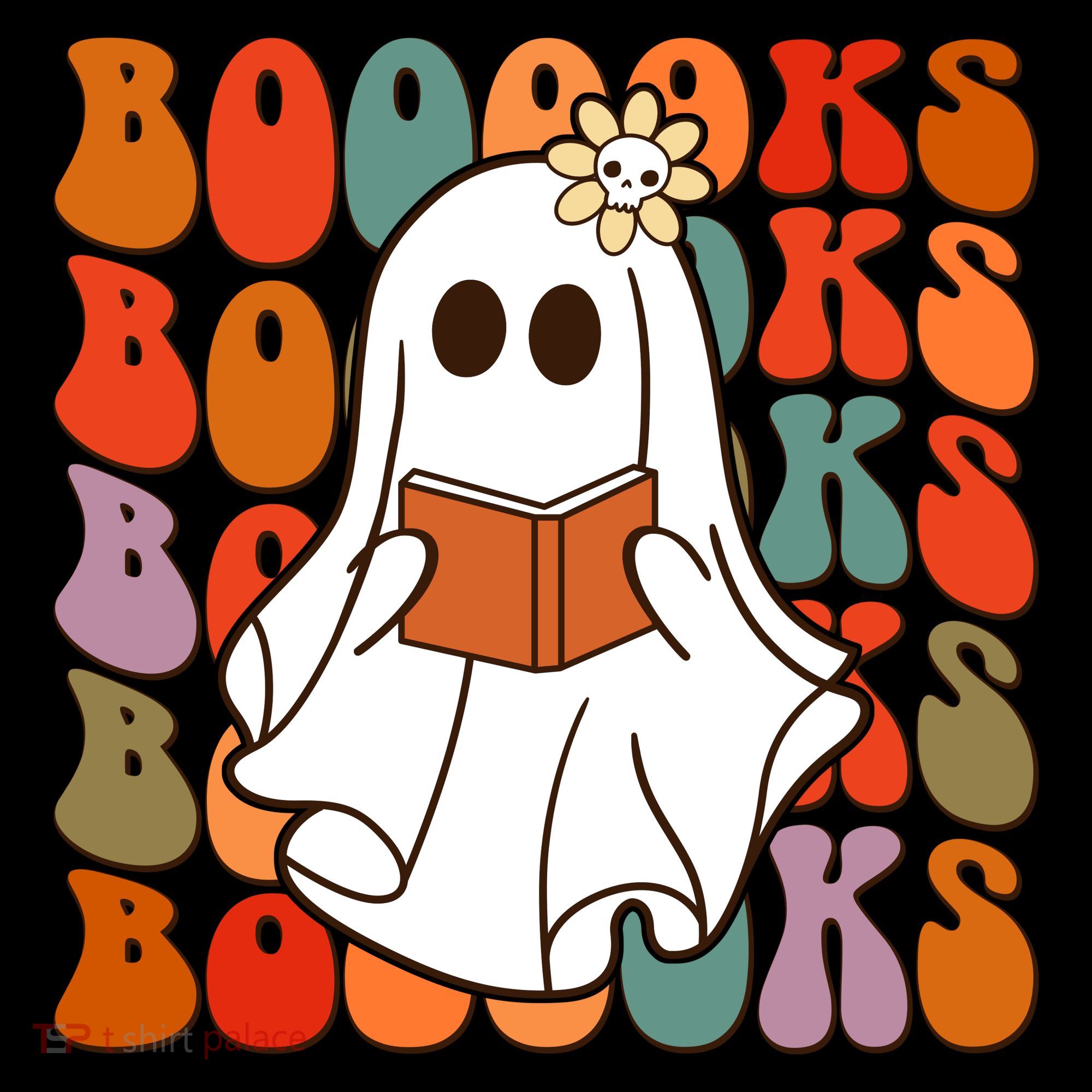 Funny Halloween Booooks Cute Book Lover Ghost Coffee Mug