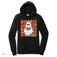 Funny Halloween Booooks Cute Book Lover Ghost Women's Hoodie thumb 0