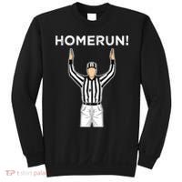 Funny HomeRun Baseball Football Up Sweatshirt thumb 0