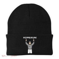Funny HomeRun Baseball Football Up Beanie thumb 0