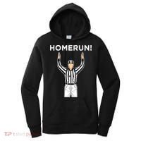 Funny HomeRun Baseball Football Up Women's Hoodie thumb 0