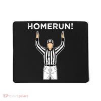 Funny HomeRun Baseball Football Up Mousepad thumb 0