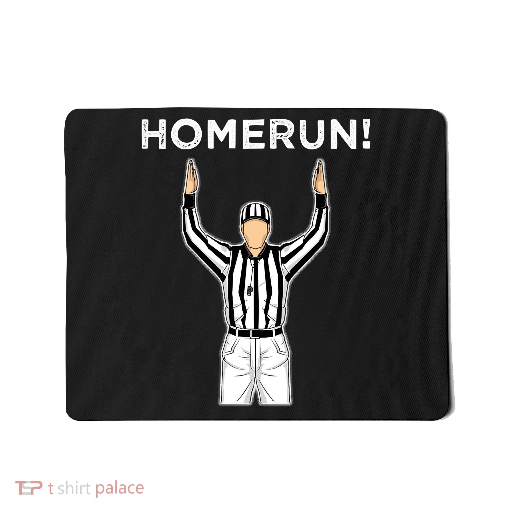 Funny HomeRun Baseball Football Up Mousepad