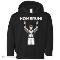 Funny HomeRun Baseball Football Up Toddler Hoodie thumb 0