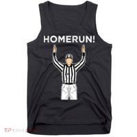 Funny HomeRun Baseball Football Up Tank Top thumb 0
