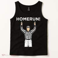 Funny HomeRun Baseball Football Up Tank Top thumb 2