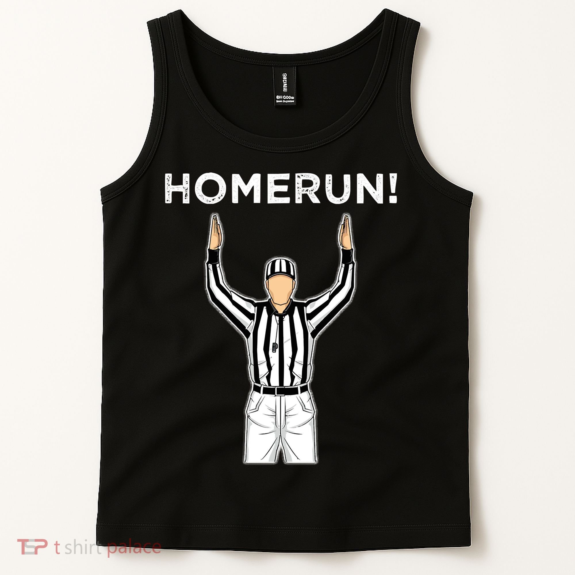 Funny HomeRun Baseball Football Up Tank Top