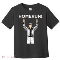 Funny HomeRun Baseball Football Up Toddler T-Shirt thumb 0