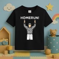 Funny HomeRun Baseball Football Up Toddler T-Shirt thumb 3