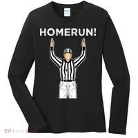 Funny HomeRun Baseball Football Up Women's Long Sleeve Shirt thumb 0