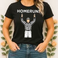 Funny HomeRun Baseball Football Up Women's T-Shirt thumb 2